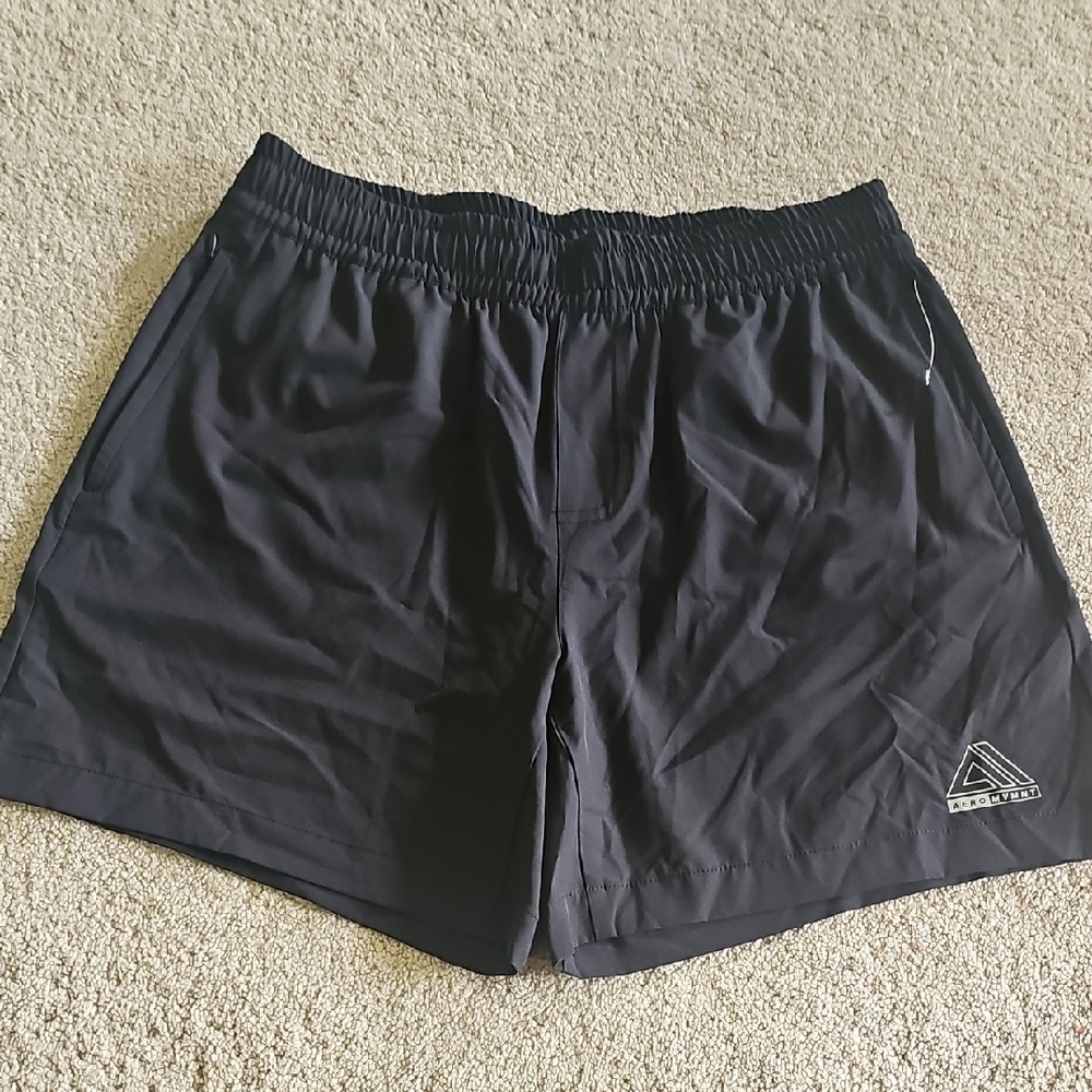 Aeropostale Black Athletic Shorts